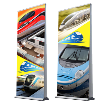 indoor pull up banners both sides